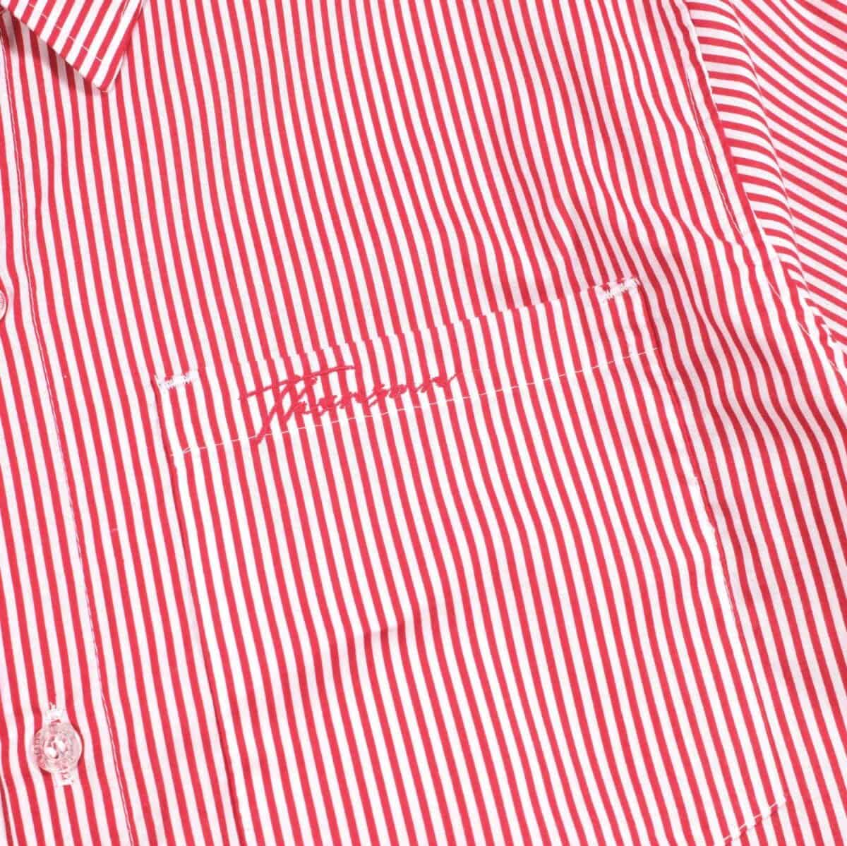 Shirts Adriana Striped White Red Thanksinsomnia - Gambar 2