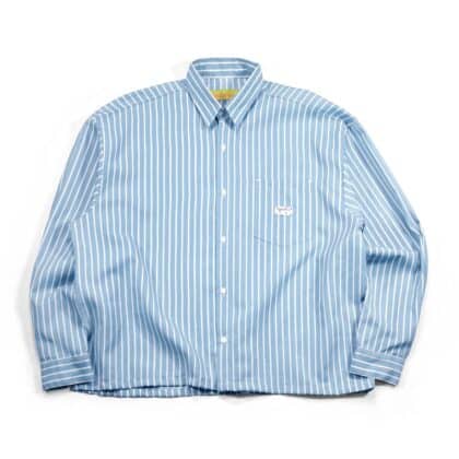 01 - Long Shirt Leontine Striped White Blue Thanksinsomnia