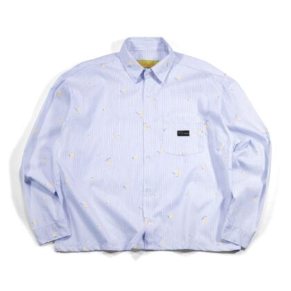 03 - Long Shirt Koralia Striped Sky Blue Thanksinsomnia