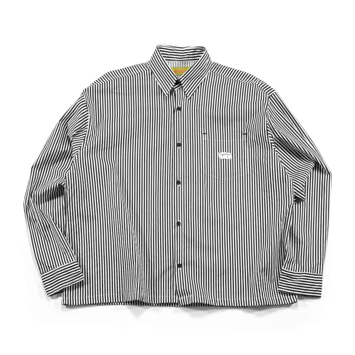 01 - Long Shirt Leontine Striped White Black Thanksinsomnia