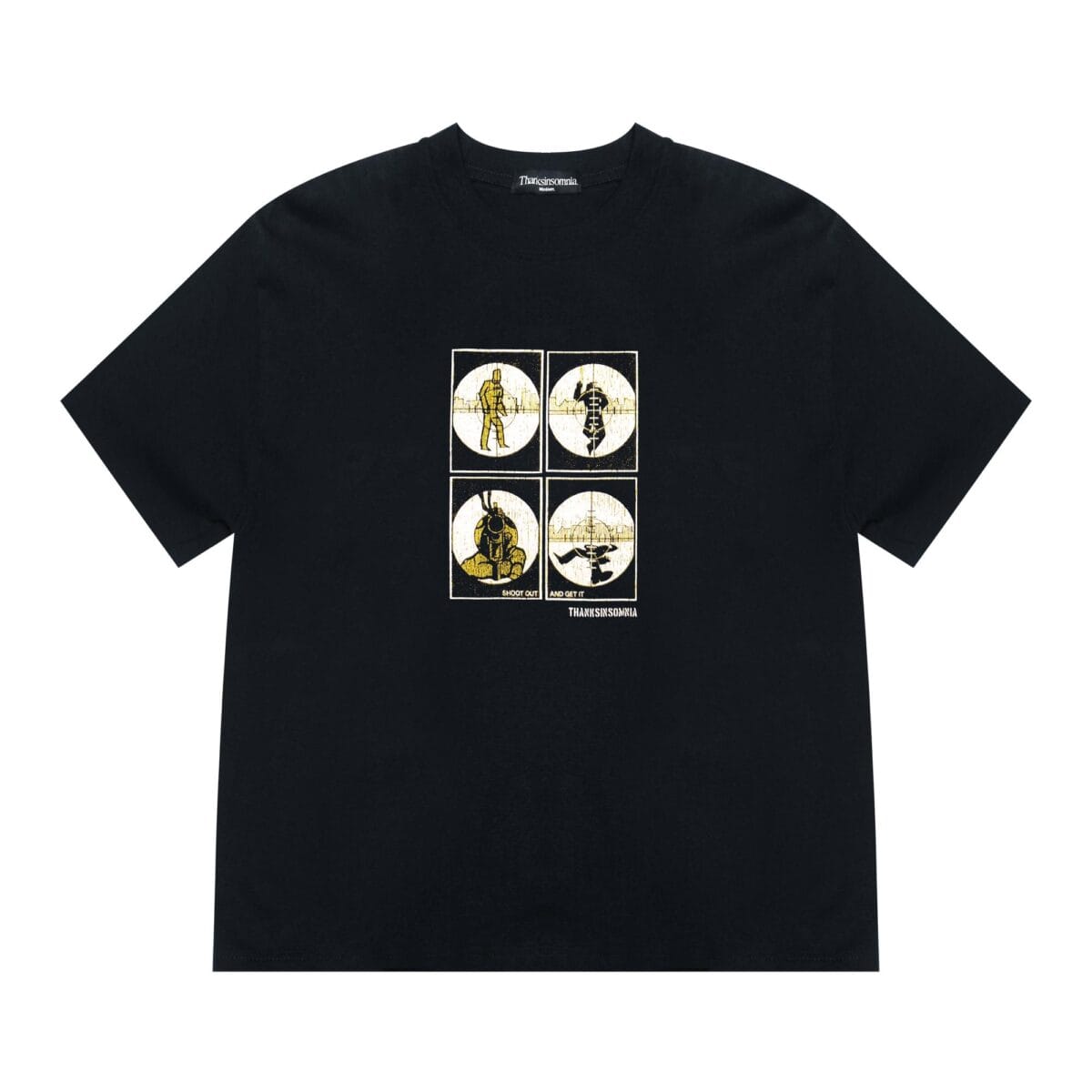 Tshirt Imelisa Soft Black Thanksinsomnia
