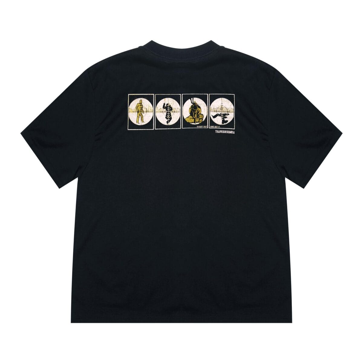 Tshirt Imelisa Soft Black Thanksinsomnia - Gambar 2