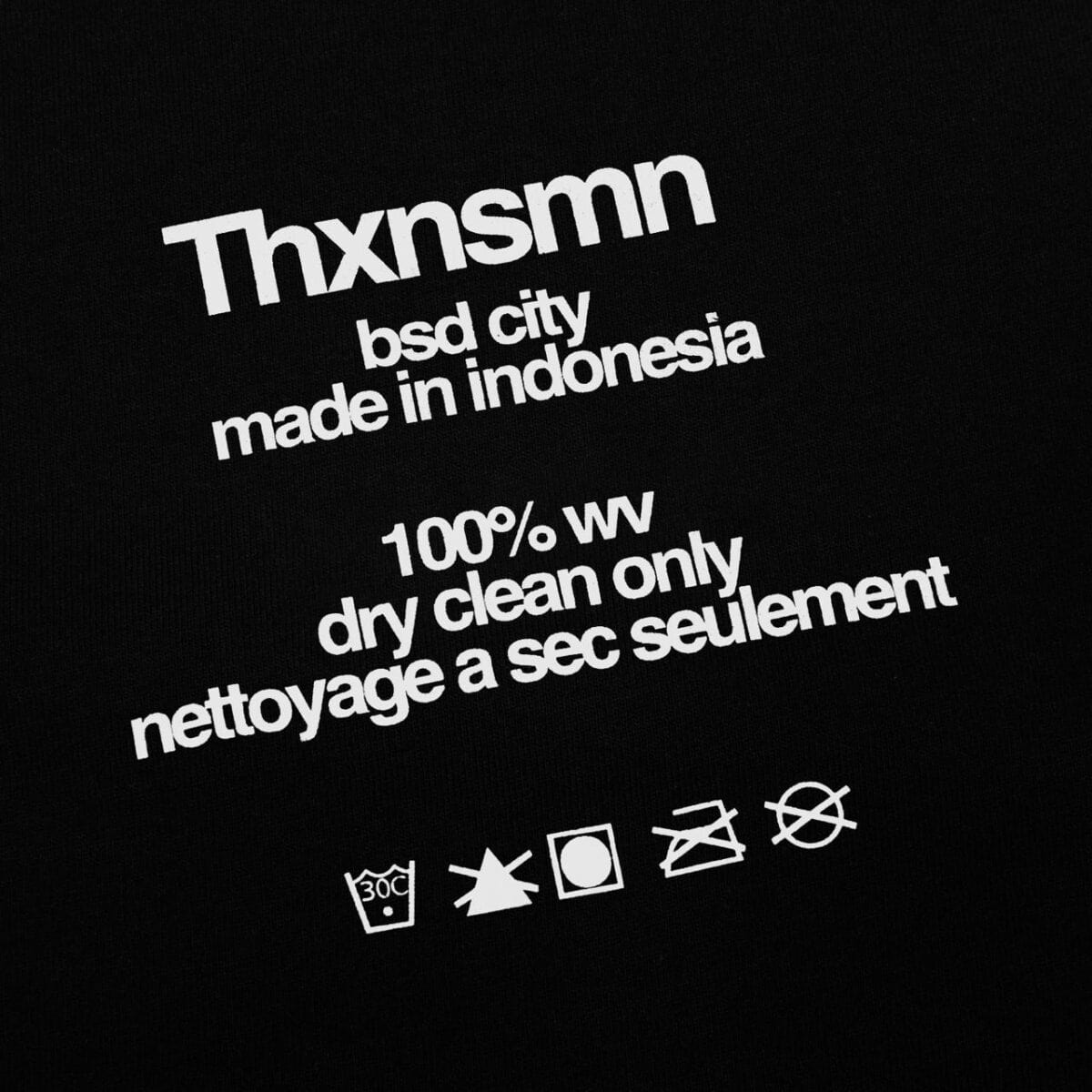 Tshirt Karitza Black Thanksinsomnia - Gambar 2