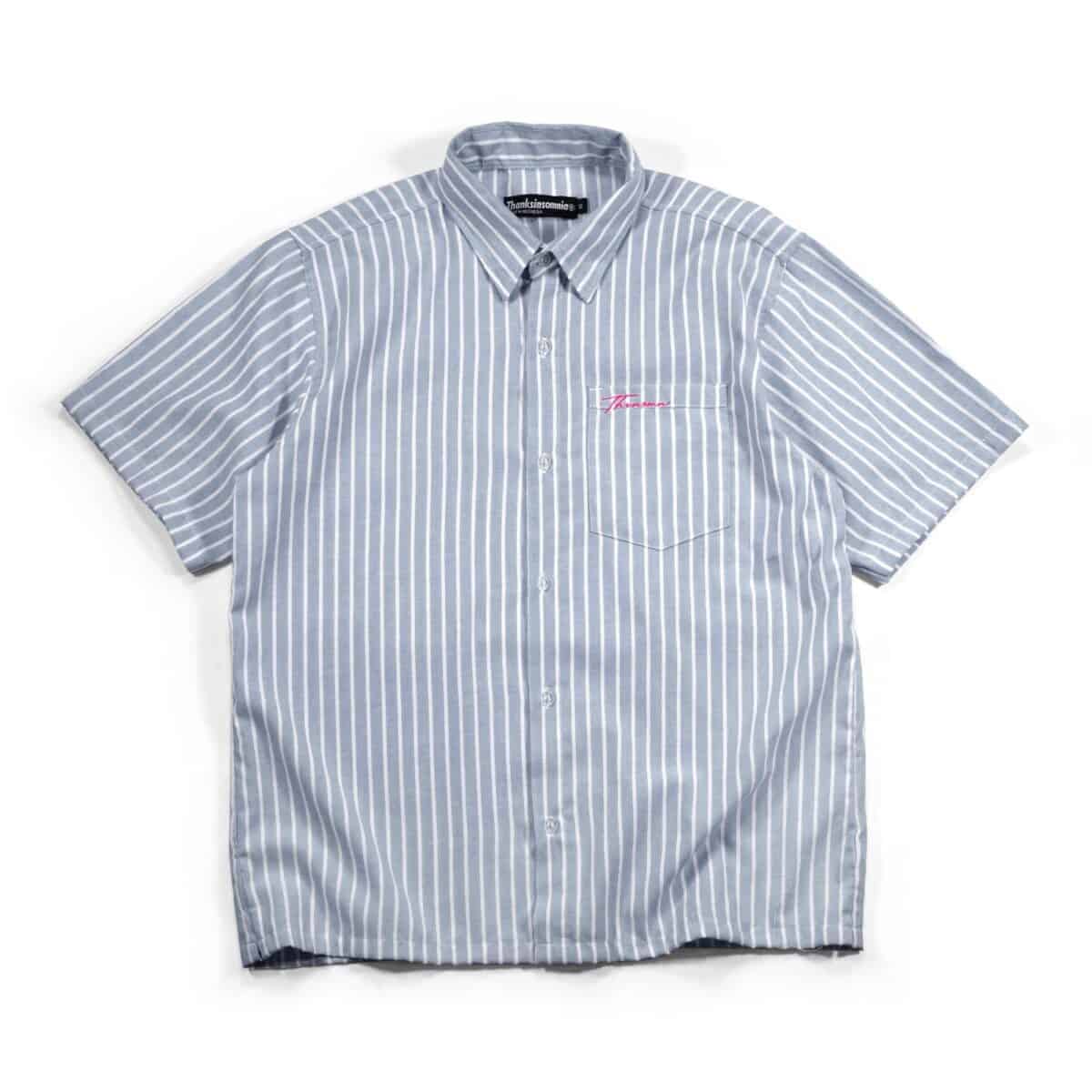 Shirts Adriana Striped White Grey Thanksinsomnia