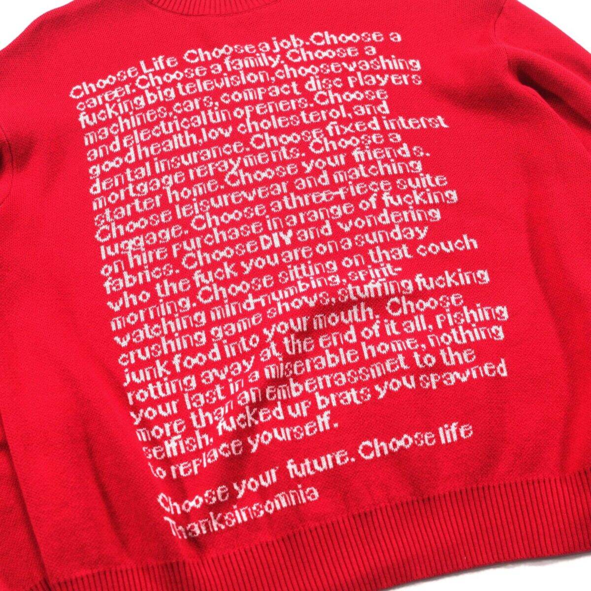 Sweater Lucetta Red Thanksinsomnia - Gambar 2