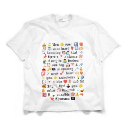 Tshirt Typo Luminisse White Thanksinsomnia