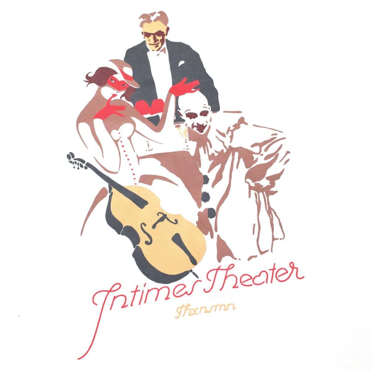 Tshirt Guirene White Thanksinsomnia - Gambar 2