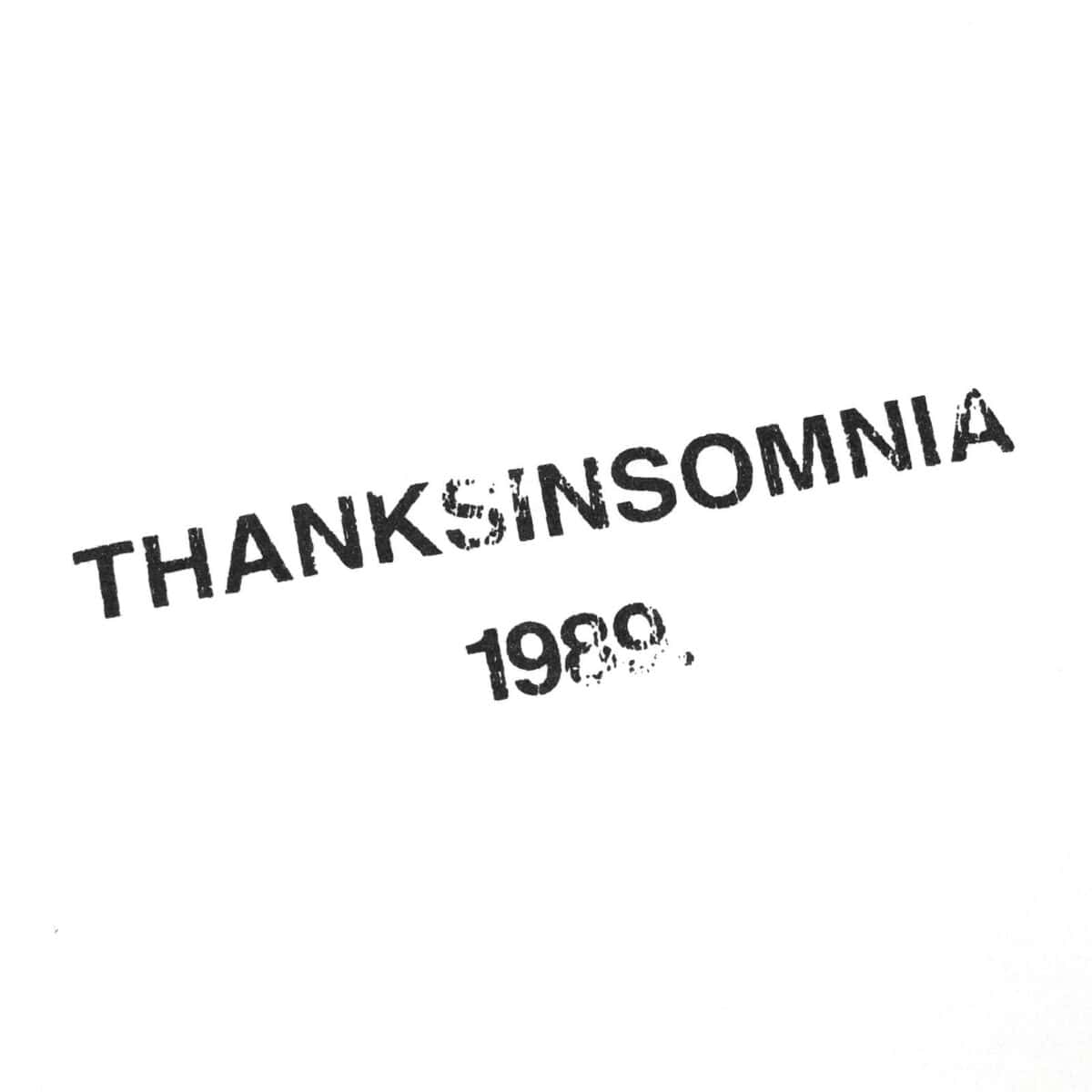 Tshirt Typo Moane White Thanksinsomnia - Gambar 2