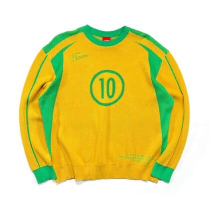 Sweater Knit Jersey Sofia Yellow Green Thanksinsomnia