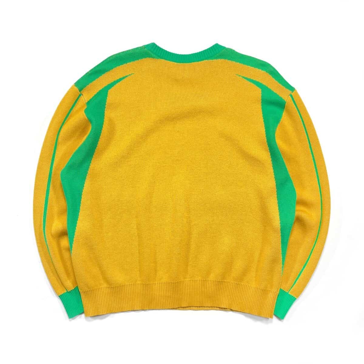 Sweater Knit Jersey Sofia Yellow Green Thanksinsomnia - Gambar 2