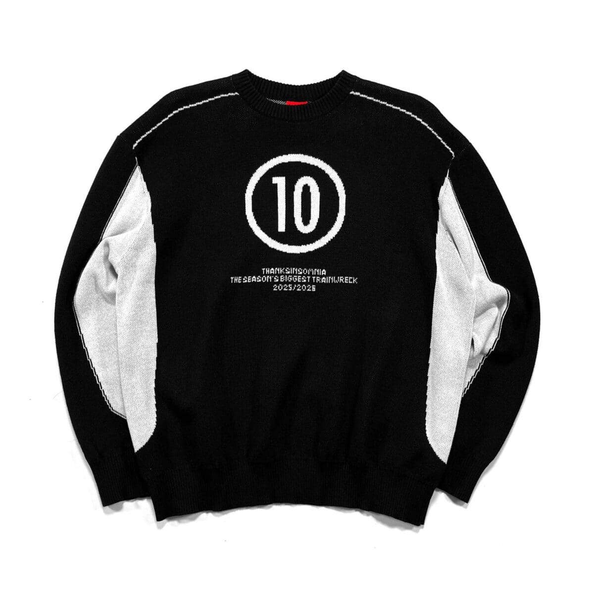 Sweater Knit Jersey Isabella Black White Thanksinsomnia