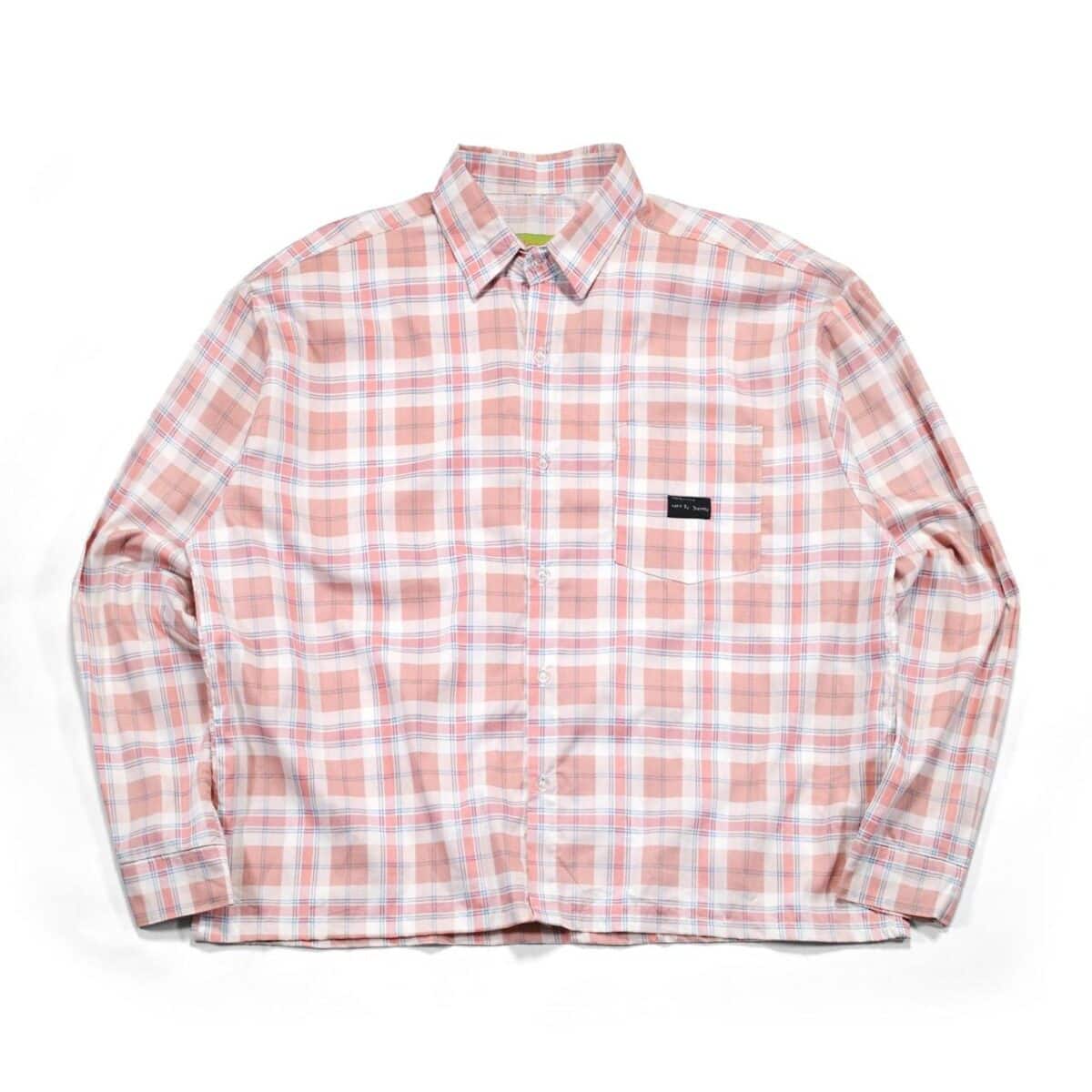 02 - Long Shirt Elmore Pink Plaid Thanksinsomnia