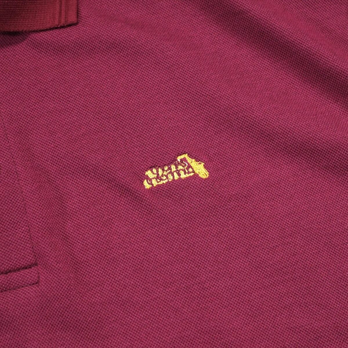 Long Sleeve Polo Shirt Lilia Maroon Thanksinsomnia - Gambar 2