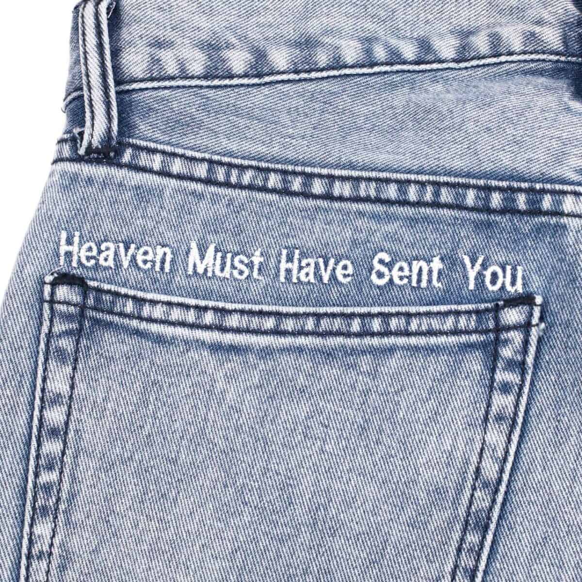 Denim Pants Vivianne Heaven Washed Blue Thanksinsomnia - Gambar 3