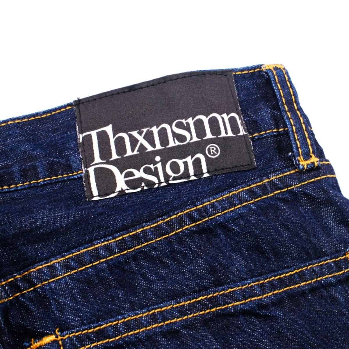 Denim Pants Vivianne Heaven Washed Indigo Thanksinsomnia - Gambar 4